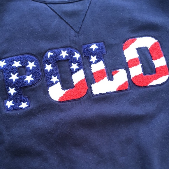 Polo Ralph Lauren Americana Crewneck Sweatshirt - Picture 10 of 10